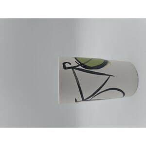 Starbucks 2015 Dot Collection Black and Green Bike Ceramic Mug